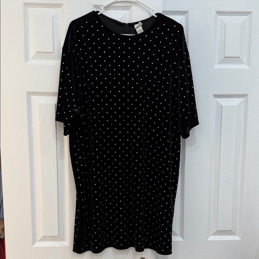 H&M Black Polka Dot Dress